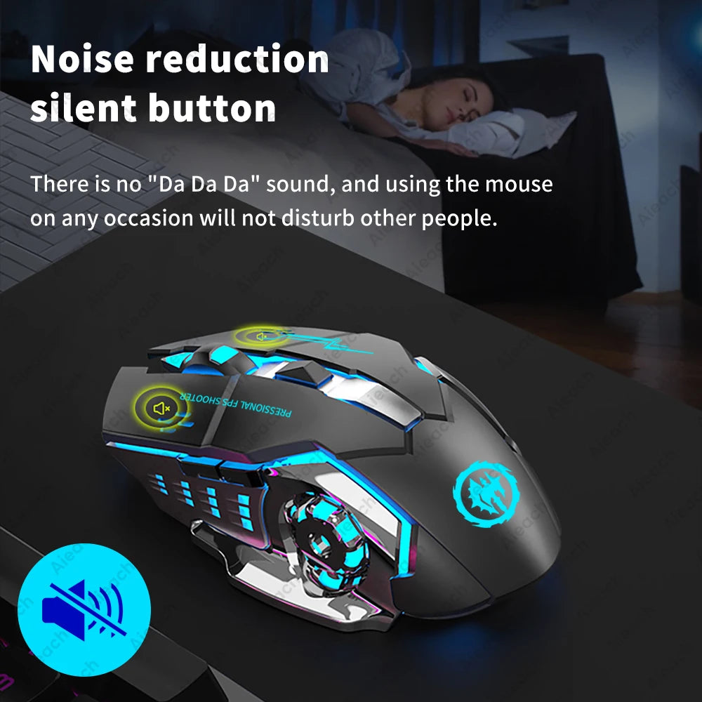Rechargeable Wireless Mouse Gaming